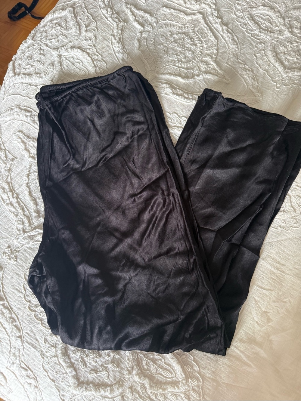 DISSH Black Satin Trousers